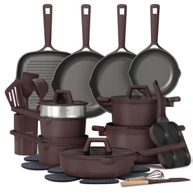 CAROTE 31PCS cookware set overview highlighting versatility for everyday meals.