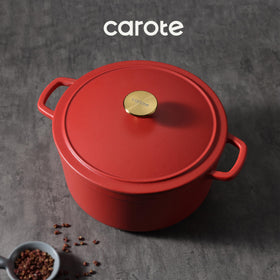 CAROTE 5QT in use on stovetop shows all stovetop compatibility