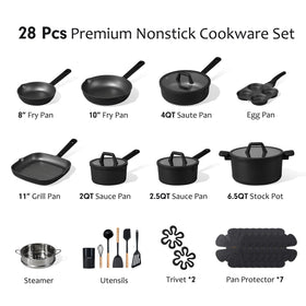 CAROTE 8in fry pan with durable nonstick surface