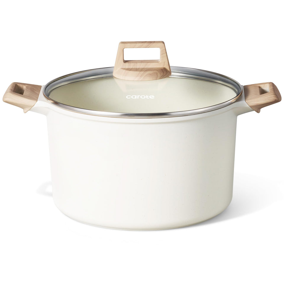 CAROTE 8 Qt stock pot with lid for soups and stews.