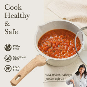 CAROTE all-stove compatibility across induction, ceramic, gas, and electric surfaces.