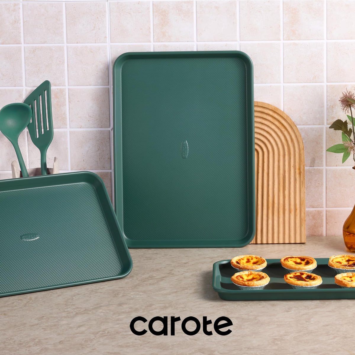 CAROTE carbon steel construction supports lasting performance in home kitchens