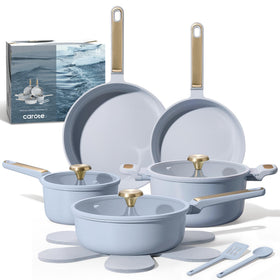 CAROTE pastel blue 9.5-inch fry pan with nonstick coating for easy cooking