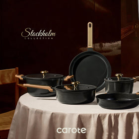 CAROTE utensils included for easy stirring, flipping, and tasting during meals.