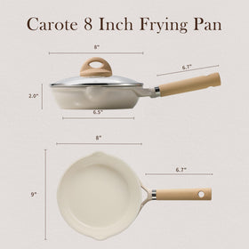 Close-up of CAROTE ceramic non-stick coating highlighting even release