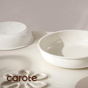 CAROTE pot protector protects cookware for safe storage.