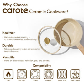 Chef cooks vegetables with CAROTE pan to show controlled heat