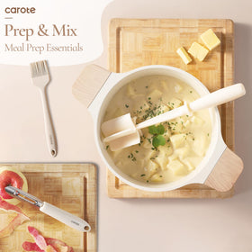 CAROTE cream white finish adds a modern touch to your kitchen decor.