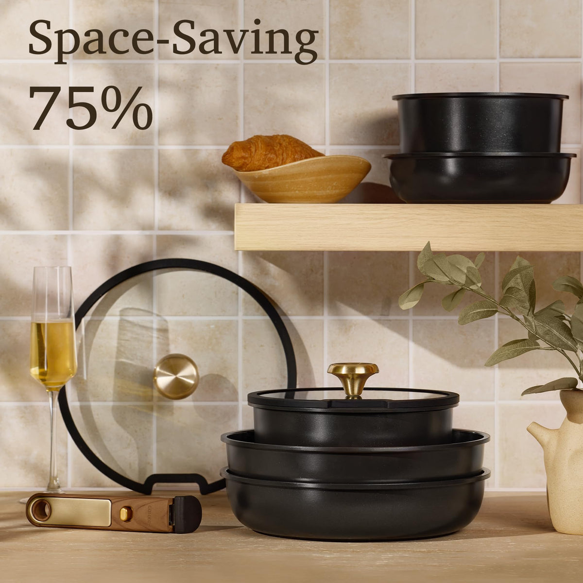 CAROTE dishwasher-safe-cookware enables quick cleanup after cooking
