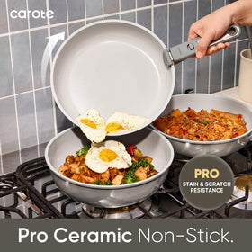 CAROTE dishwasher-safe cookware speeds up cleanup