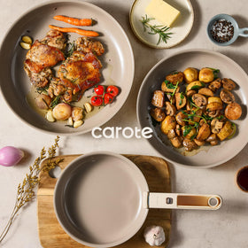 CAROTE dishwasher-safe and induction-compatible cookware for everyday use