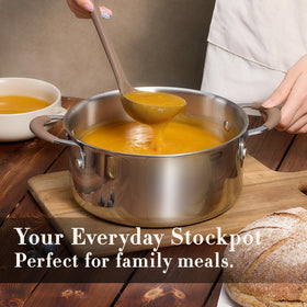 CAROTE dishwasher-safe pots and pans simplify cleanup after meals.