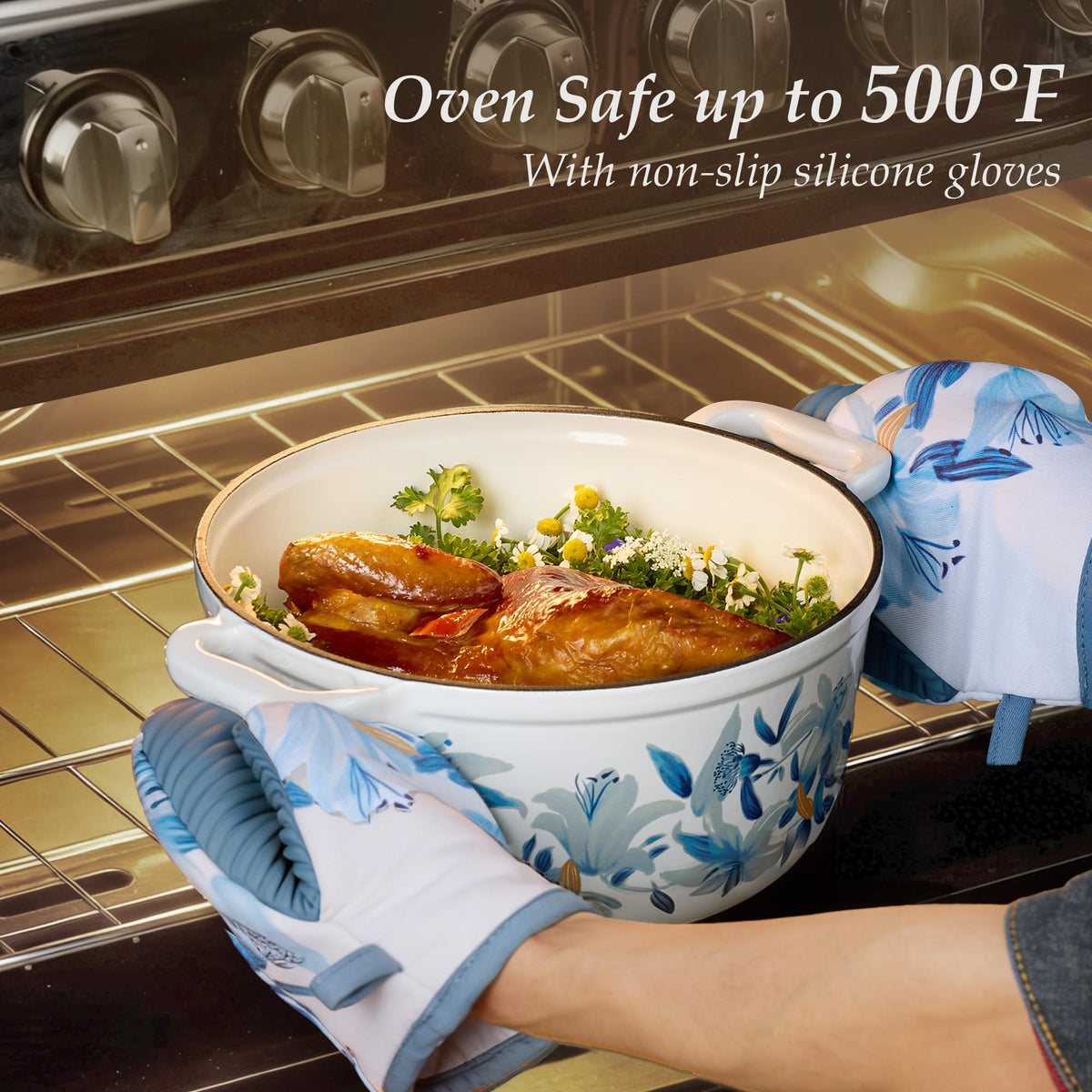 CAROTE condensation-design lid helps retain moisture during cooking