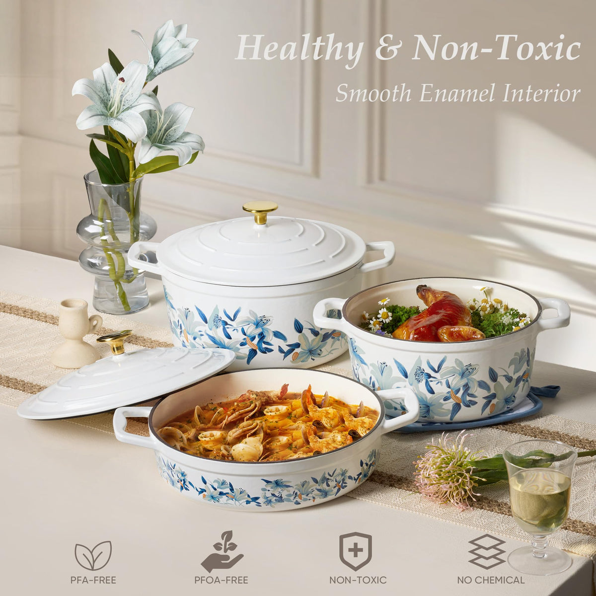 CAROTE inner-lid condensation design helps keep moisture in