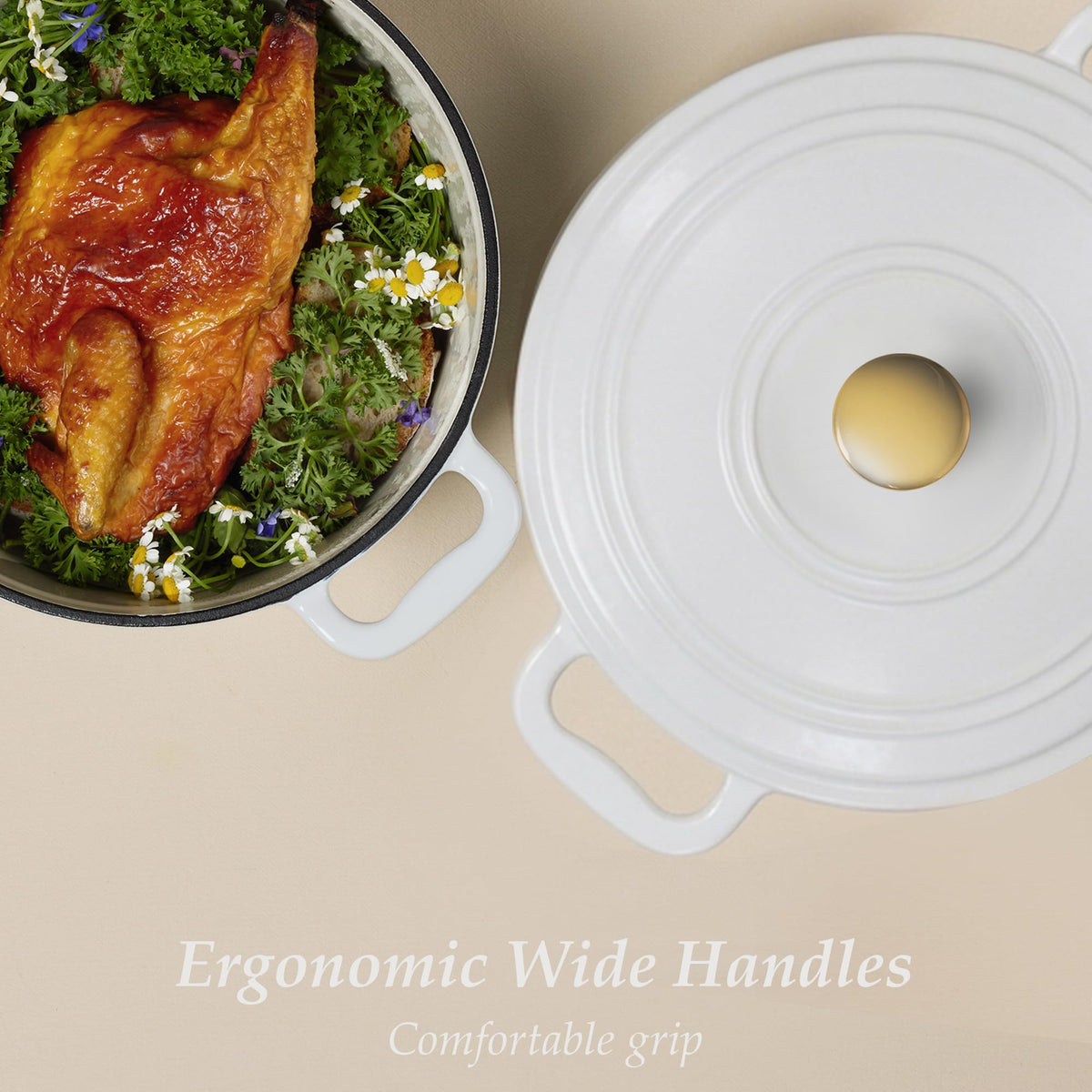 CAROTE floral cotton potholders provide grip and protection while handling hot pots