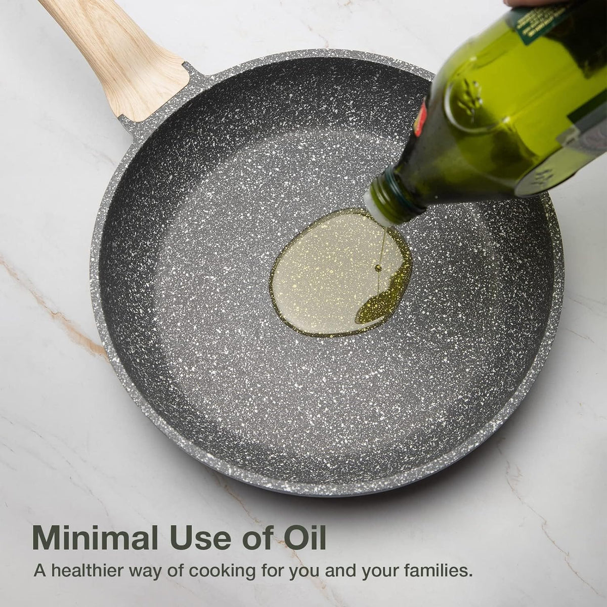 CAROTE easy-to-clean surface reduces post-cook cleanup