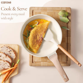 CAROTE nonstick-coated blades resist rust and simplify daily cleanup.