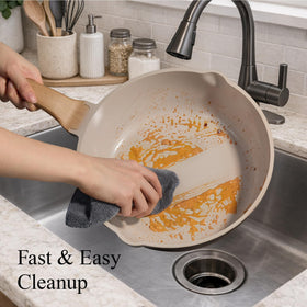 CAROTE egg pan included for quick omelets and breakfasts