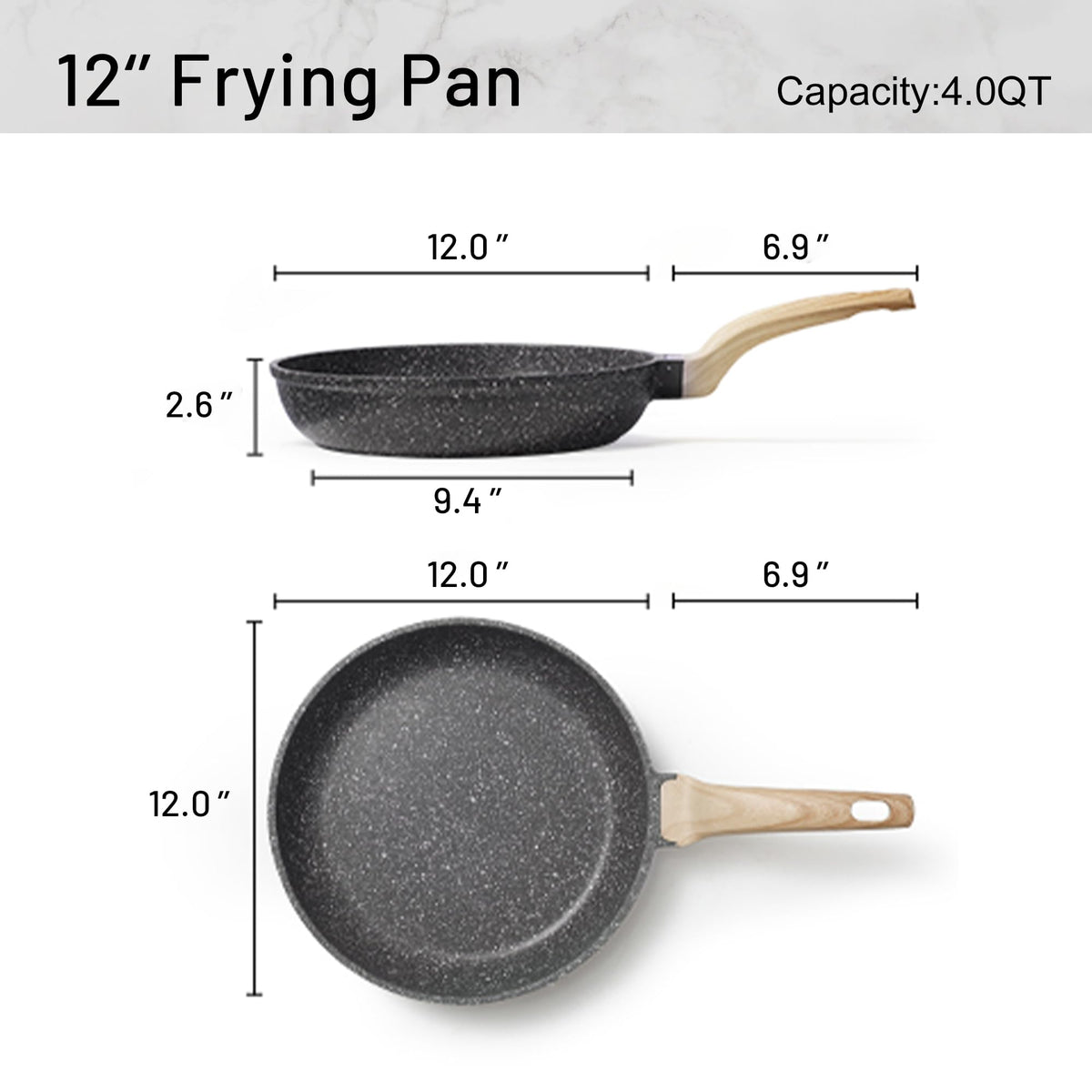 CAROTE egg-pan omelet-pan designed for fluffy omelets with minimal oil
