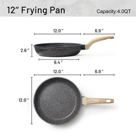 CAROTE egg-pan omelet-pan designed for fluffy omelets with minimal oil