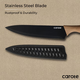 Ergonomic anti-slip handle offers a secure grip during wet chopping.