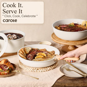 Even heat distribution for reliable cooking on induction stoves