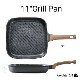 CAROTE granite nonstick coating close-up for easy food release and quick cleanup