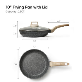 CAROTE granite nonstick surface ideal for eggs and omelets with less oil