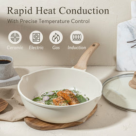 CAROTE granite nonstick surface – easy food release for everyday meals