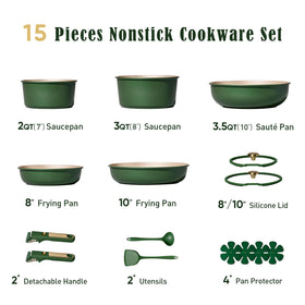 CAROTE detachable handles storage view highlighting space saving