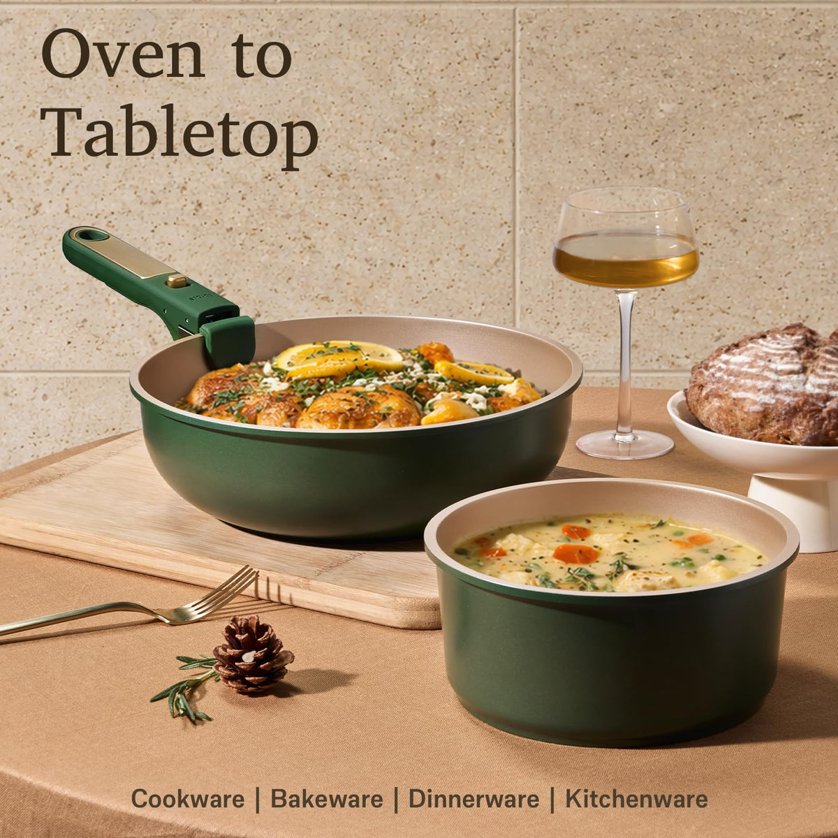 CAROTE induction-compatible cookware for all stovetops