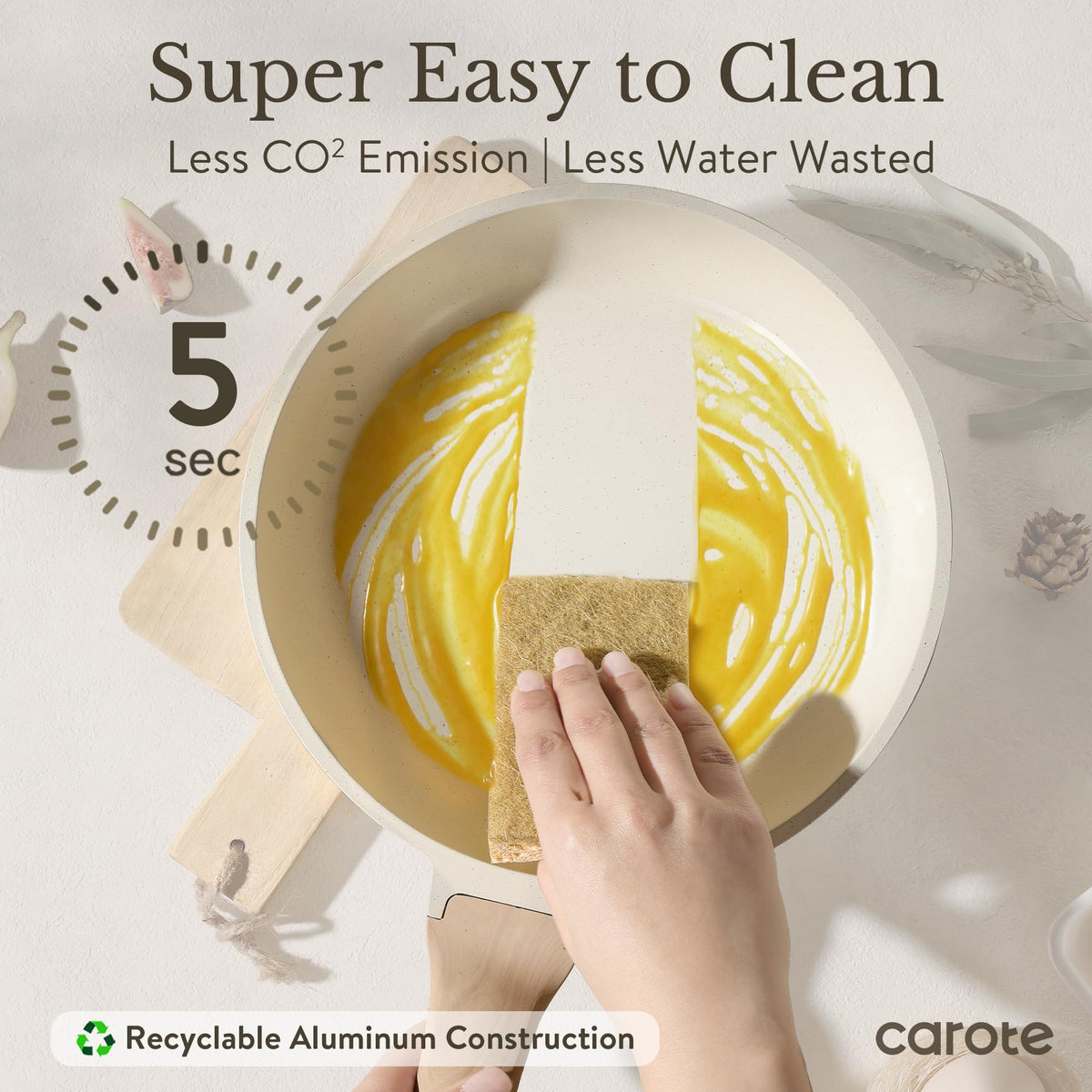 CAROTE Ice knife block set keeps blades organized and accessible