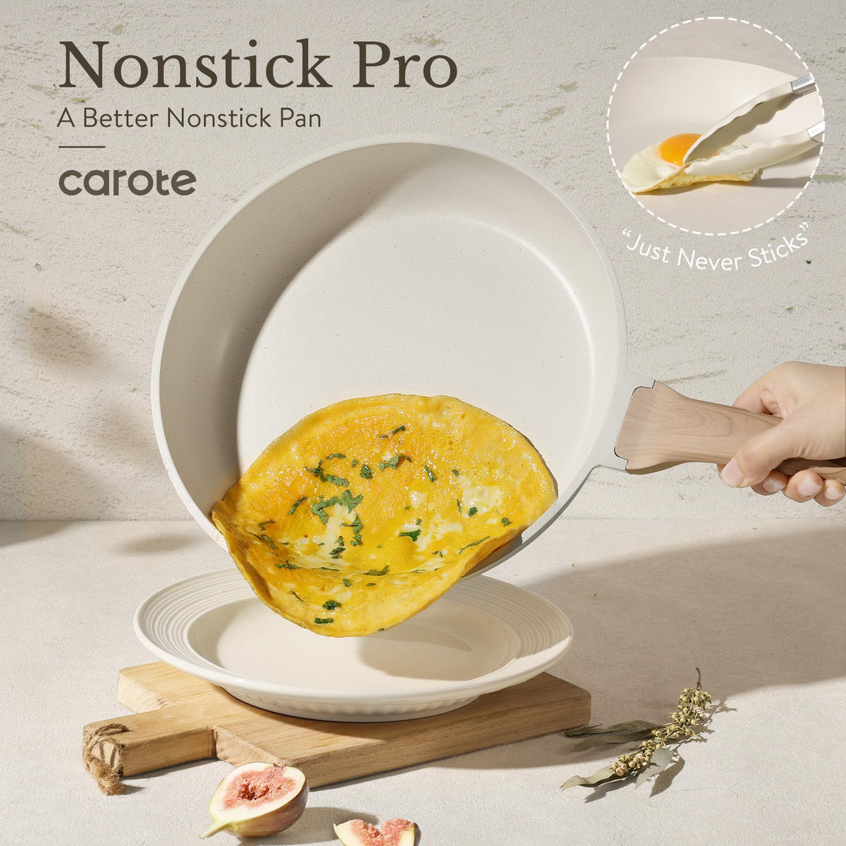 CAROTE Ice stockpot with lid perfect for family meals and soups