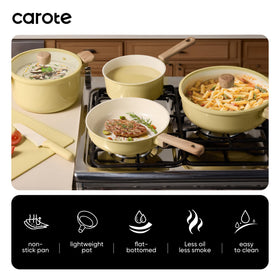 CAROTE knife set included expands prep versatility with the set