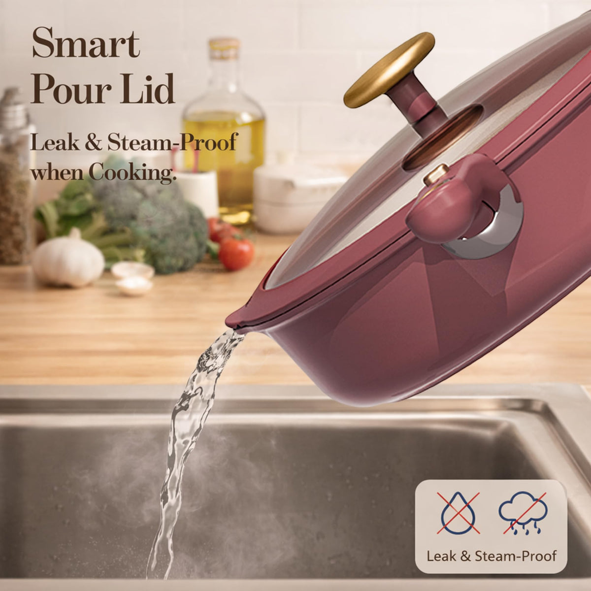 CAROTE induction-compatible cookware suitable for all cooktops