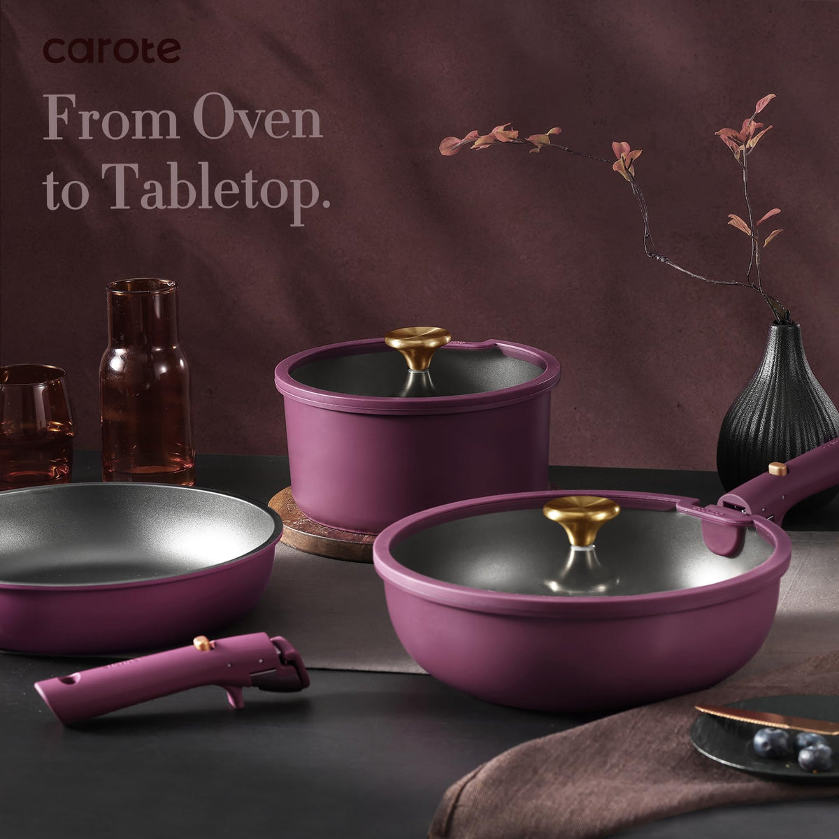 RV-friendly cookware set designed for flexible kitchen setups