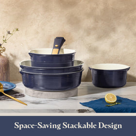 CAROTE induction-compatible pots and pans for versatile heat source compatibility.
