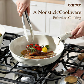 Carote induction-ready pots ideal for energy-efficient stove top cooking.