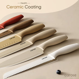 CAROTE rustproof stainless steel core promises durable performance in busy kitchens.
