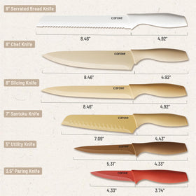 CAROTE ceramic-coated blades maintain sharpness through daily slicing tasks.