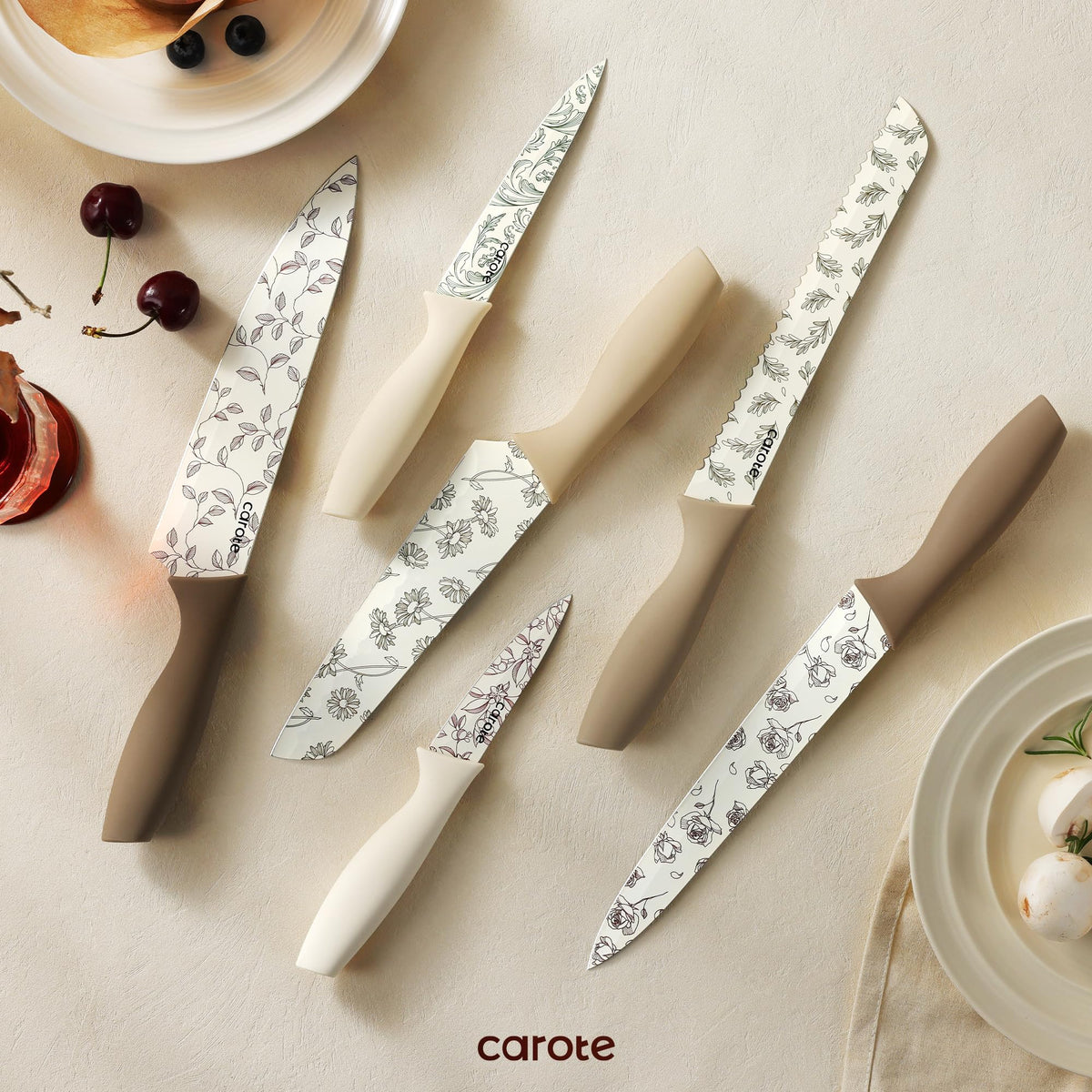 CAROTE floral-design appearance adds style to a curated kitchen
