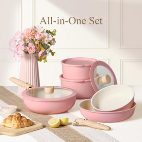 CAROTE lids and storage lids keep cookware organized