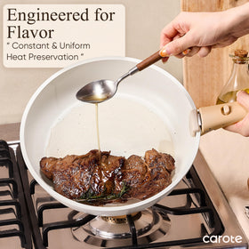 Includes lids, utensils, and a storage bucket for organization