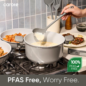 CAROTE non-toxic ceramic coating is PFAS, PTFE, and PFOA-free