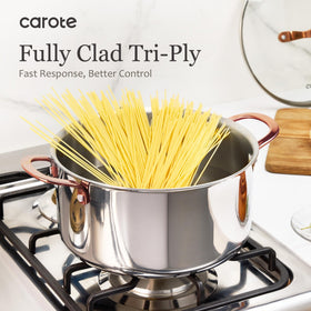 CAROTE non-toxic materials support safe daily cooking.