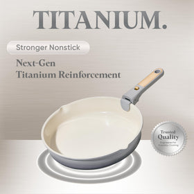 CAROTE nonstick titanium coating for easy release and cleanup