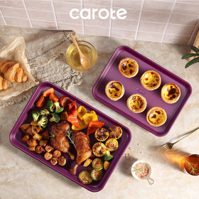 CAROTE oven-safe bake pans suited for everyday baking and special occasions
