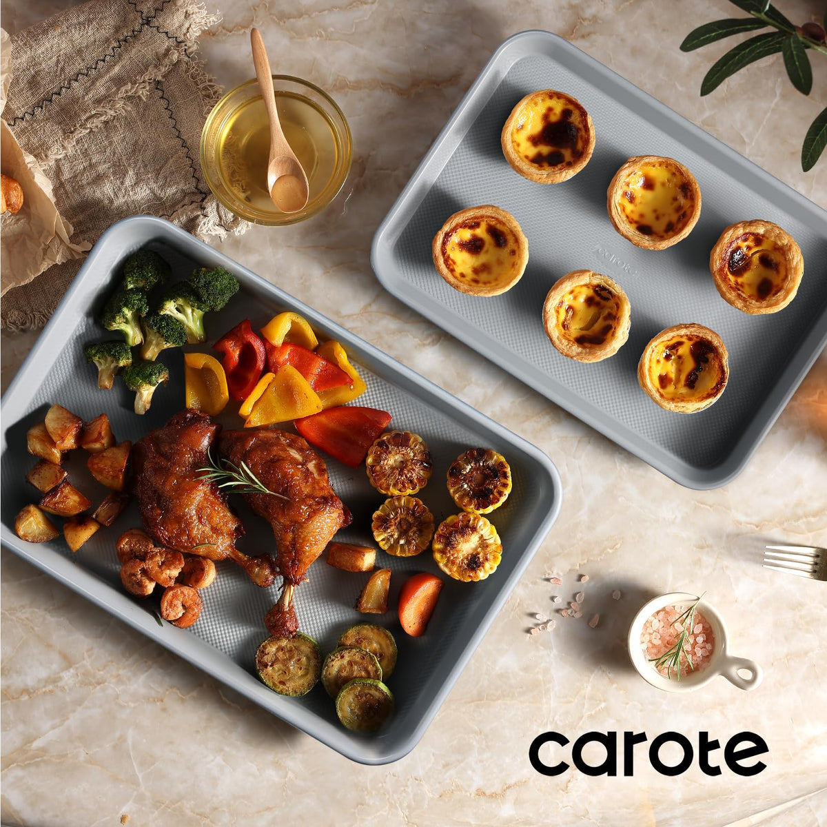 CAROTE oven-safe bakeware ready for high-temperature cooking