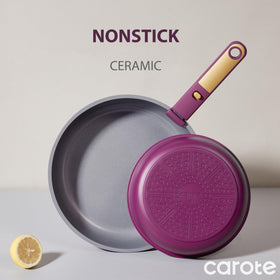 CAROTE oven-safe cookware suitable for stovetop, oven, and table.
