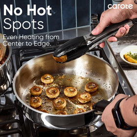 CAROTE oven-safe cookware supports stove-to-oven versatility with ease.